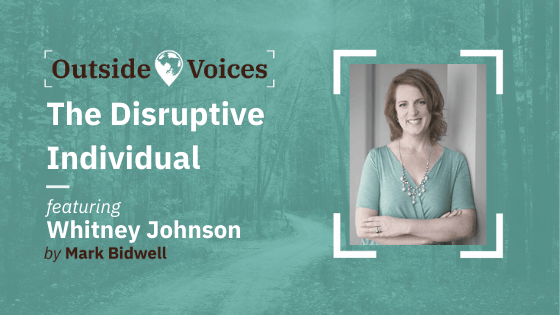 Whitney Johnson - The Disruptive Individual, Riding S Curves and Liberating Constraints - OutsideVoices Podcast